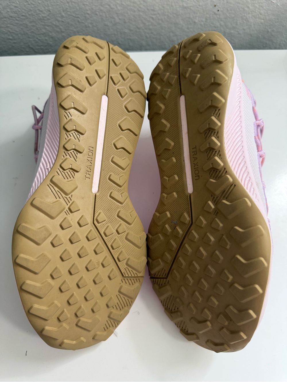 adidas Women size 7 terrex voyager 21 canvas travel tLavender and Orange Trail - Picture 11 of 11